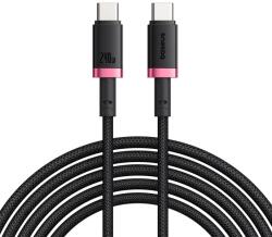 Baseus MacBook Piros / Fekete Baseus - Data Cable Dura Series (P10377803U03-01) - Gyors töltés, Type-C, PD 240W, 480Mbps, 1m