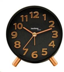 Technoline Modell F analóg ébresztőóra fekete-réz (Modell F)