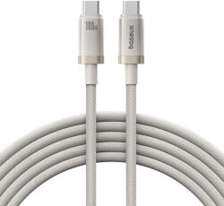 Baseus USB-C to Type-C, 100W, Gyors töltés, 480Mbps, 2m - Galaxy Titanium Gold Baseus Data Cable Titanium (P10378100G21-01)