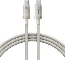 Baseus - Adatkábel Type-C, Gyors töltés, PD100W, 480Mbps, E-Mark Smart Chip, 1m - Galaxy Titanium Gold