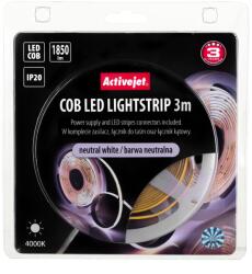 Activejet AJE-COB 3m neut fényszalag Univerzális LED csik 3000 mm (AJE-COB 3m neut) - easy-shop