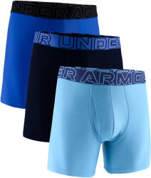 Under Armour Perf Tech Solid 6in 3Pack Blue Férfiboxeralsó XL