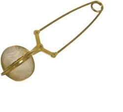 Gastro Teaszűrő csipesz, arany, Magasság: 45 mm, Hossz: 170 mm, Szélesség: 45 mm