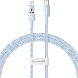 Baseus USB-C to Lightning Gyors Töltőkábel Baseus - Data Cable Gem (P10373001311-00) 20W, 1m - Galaxy Kék