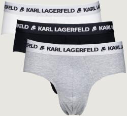 Karl Lagerfeld Organikus pamut tartalmú alsónadrág szett - 3 db, Fehér, Fekete, Melange szürke, XL (A1M47152-900-XL)