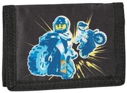 LEGO Pénztárca, tépőzáras, LEGO "City Race", fekete-mintás (L101032313)