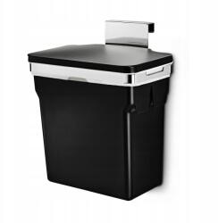 simplehuman Akasztós Szekrényes Szemeteskosár 10L Fekete (CW1643)