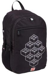LEGO® Hátizsák, dulpa rekeszes, LEGO "Bricks", fekete-mintás 20222-2511 (20222-2511)