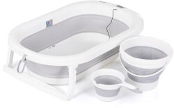 Chipolino Сгъваема вана 3 в 1 Chipolino - Bubble Spa, Сива (VKBSP0251GY)