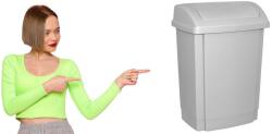 Keter Billenő szemeteskosár Curver Click-it 50L fehér (CUR000279)