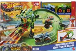 Mattel Hot Wheels: Monster Trucks Писта „Драконово състезание (JFR06)