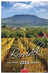 CSG Falinaptár CSG 210x320mm álló Borvidék 2026. FN 097 (FN 097)