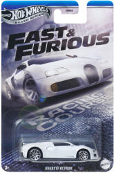 Mattel Hot Wheels: Halálos iramban Bugatti Veyron fehér kisautó 1/64 - Mattel (HNR88/JBY43) - jatekshop