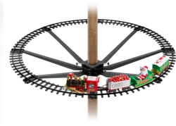 Bewello Karácsonyfa Kisvasút, Sínpálya Átmérője: Ø88 cm- Zenél, Világít - Elemes