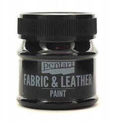 Pentart Textilfesték és bőrfesték, 50 ml fekete