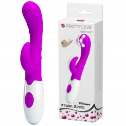 Pretty Love Arthur szilikon vibrátor, csikló stimulátorral (BI-014173)