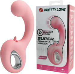 Pretty Love Erynnyes Extreme Series G-Spot Super Powerfull Vibration Dual Massager Pink Vibrator