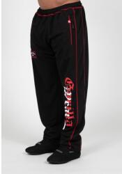 Gorilla Wear - Marlow Pants - Férfi Halós Nadrág - Fekete/piros