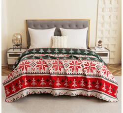  Ágytakaró FROSTED CHRISTMAS színes Méret: 170 x 210 cm