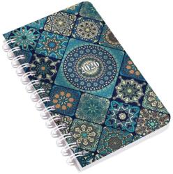 REALSYSTEM Zsebnaptár REALSYSTEM SP3 spirál mini 78x128mm heti fehér lapos mozaik 2026 (8811-52) - tonerpiac