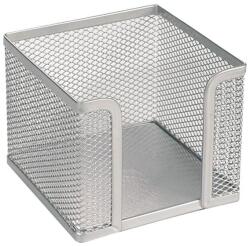 OPTIMA Kockatömbtartó OPTIMA fémhálós ezüst (22701S) - tonerpiac