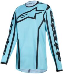 Alpinestars Tricou motocross Alpinestars Stella Fluid Apex pentru femei, turcoaz-negru (AIM170-0352)