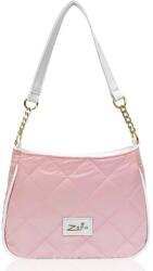 ZELLIA Női Oldaltáska 22015 Púder-Fehér - Steppelt - Vízlepergetős - (ZLK-22015-18390124)