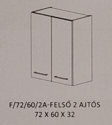 FN Flóra konyha felső - 72/60 cm 2 ajtós elem