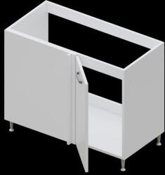 FN Sydney alsó 1 ajtós - 100 cm széles balos sarok elem - agorabutor - 52 800 Ft