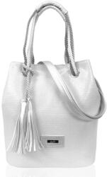 ZELLIA Női Válltáska C200 Ezüst - Csillámos - (ZLK-c200-38946370)