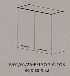 FN Flóra konyha felső - 60/60 cm 2 ajtós elem
