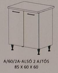 FN Dorina konyha alsó 2 ajtós - 60 cm széles elem