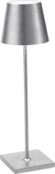 Zafferano Lampă de masă Poldina 38 cm argintie (LD0340BFA)