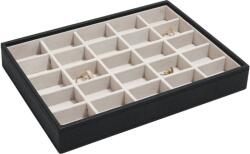 Stackers Casetă pentru bijuterii Stackers cu 25 compartimente classic catifea neagră (75463)