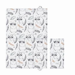 Ceba Baby BASIC összehajtható pelenkázó alátét 60x40cm, Mosómedve