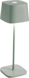 Zafferano Lampă fără fir Ofelia Pro 29 cm verde salvie cu temperatură reglabilă a culorii luminii (LD1870G3)