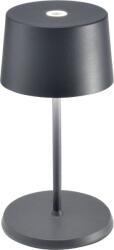 Zafferano Lampă fără fir Olivia Mini 22 cm gri închis (LD1860N3)