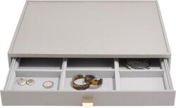 Stackers Casetă pentru bijuterii Stackers cu 9 compartimente supersize taupe cu sertar (75906)