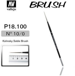  P18100 Brush - Kolinsky Sable Brush No. 10/0 (f8429551181006)
