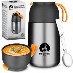 The Mountain Goat Termos pentru prânz din oțel inoxidabil 720 ml argintiu