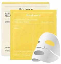 Biodance Radiant Vita Niacinamide Real Deep Mask - 4 bucăți Masca de fata