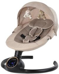 Kidwell REVE 2 az 1-ben ringató-zenélő elektromos babahinta és pihenőszék, bézs/arany