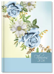 PD Calendar Határidőnapló Period Flowers A/5 napi Blue papír 2026 (P4114-1913)