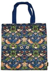 Fridolin William Morris textil bevásárló táska / szatyor - 40x38 cm - Strawberry Thief (VR-12737)