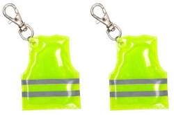  Kulcstartó mini fluo mellény (pár)