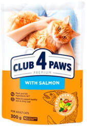 CLUB 4 PAWS Felnőtt macska alutasak - lazac 100g