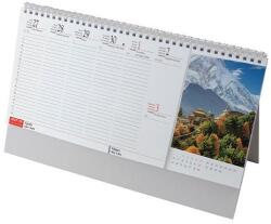 Realsystem Asztali naptár képes REALSYSTEM álló fehér lapos Hegyek 2026 (7951-99) - fotoland
