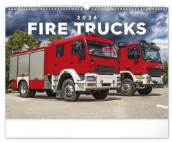Realsystem Falinaptár REALSYSTEM 480x330mm fekvő Fire trucks 2026 (6094-FT) - fotoland