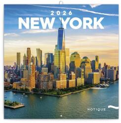 Realsystem Lemeznaptár REALSYSTEM 300x300mm New York 2026 (6097-NY) - fotoland