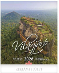 CSG Falinaptár CSG 300x340mm álló Világjáró 2026 (FN 093) - papir-bolt